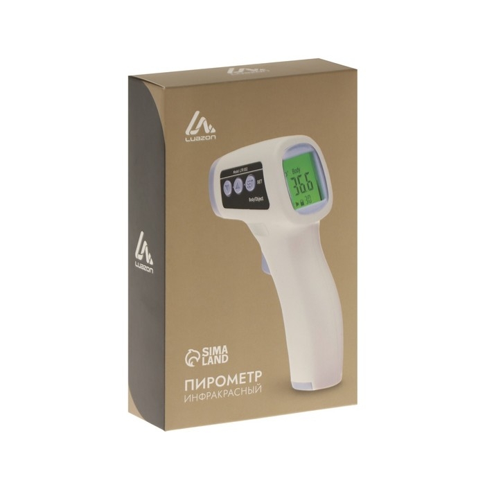 Пирометр бесконтактный Luazon LTR 002, инфракрасный, ЖК-дисплей, 2хААА(не в комп), подсветка Пирометр бесконтактный Luazon LTR 002, инфракрасный, ЖК-дисплей, 2хААА(не в комп), подсветка