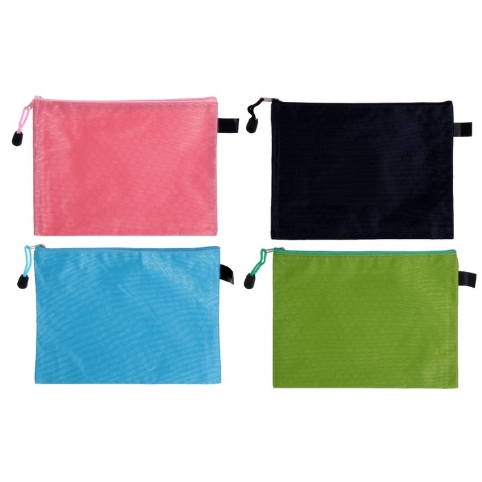 Папка-конверт на молнии Calligrata Папка-конверт на молнии Calligrata "Соты" А5, (170 х 245 мм), МИКС