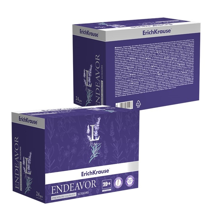 Ножницы 16см ErichKrause Endeavor Lavender, дисплей Ножницы 16см ErichKrause Endeavor Lavender, дисплей