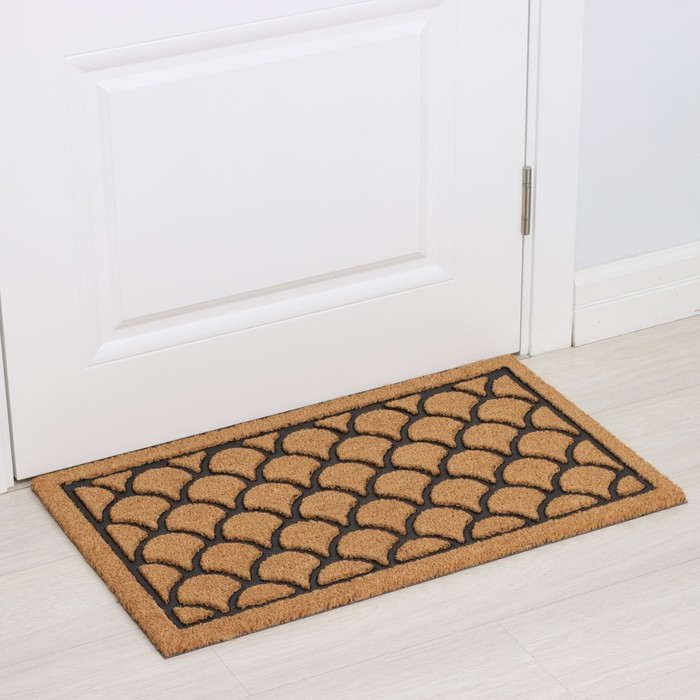 Коврик придверный Доляна «Побережье», 45×75 см, кокосовое волокно Коврик придверный Доляна «Побережье», 45×75 см, кокосовое волокно