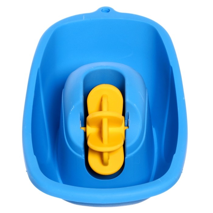 Мягкий катерок, с вертушкой, цвет голубой Мягкий катерок, с вертушкой, цвет голубой