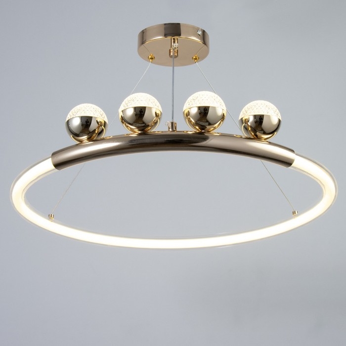 Светильник Светильник "Рони" LED 85Вт золото 50х50х9-100 см BayerLux