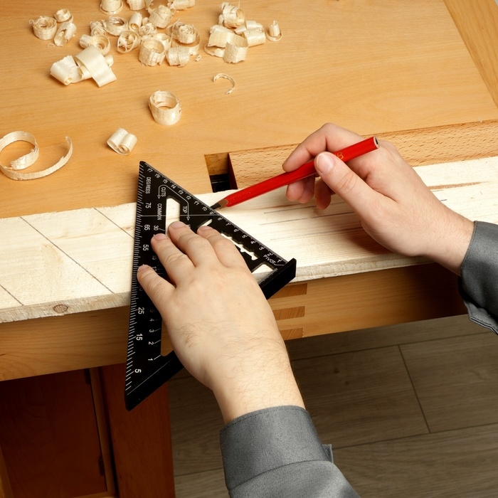 Универсальный кровельный угольник ТУНДРА, алюминий, с внутренней шкалой, 175 мм Универсальный кровельный угольник ТУНДРА, алюминий, с внутренней шкалой, 175 мм