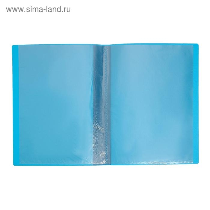 Папка А4, 10 прозрачных файлов, 400 мкм, МИКС Папка А4, 10 прозрачных файлов, 400 мкм, МИКС