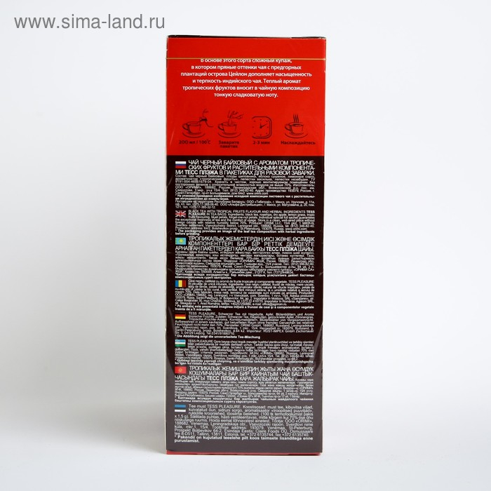 Чай Tess Pleasure, black tea, 100 х 1.5 г Чай Tess Pleasure, black tea, 100 х 1.5 г