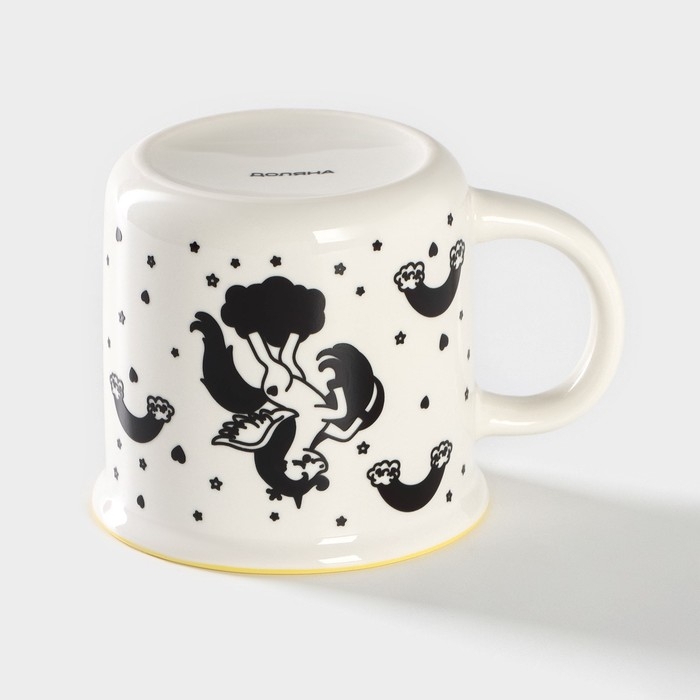 Кружка-хамелеон фарфоровая Доляна «Единорог», 420 мл Кружка-хамелеон фарфоровая Доляна «Единорог», 420 мл