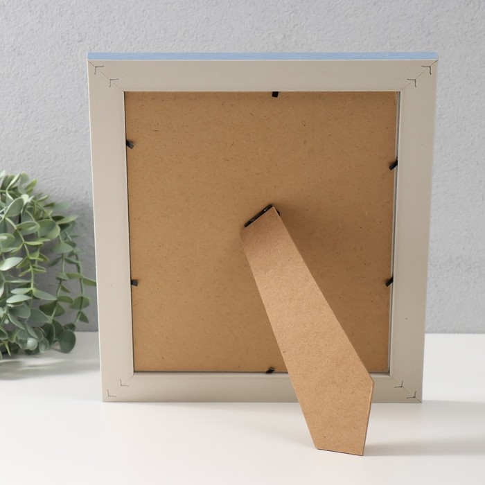 Фоторамка пластик 20х25 см Фоторамка пластик 20х25 см "Дуги" синяя 30х25,5 см