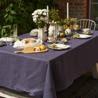 Скатерть Этель Linen collection violet 145х220см, 100%лён 210 г/м2