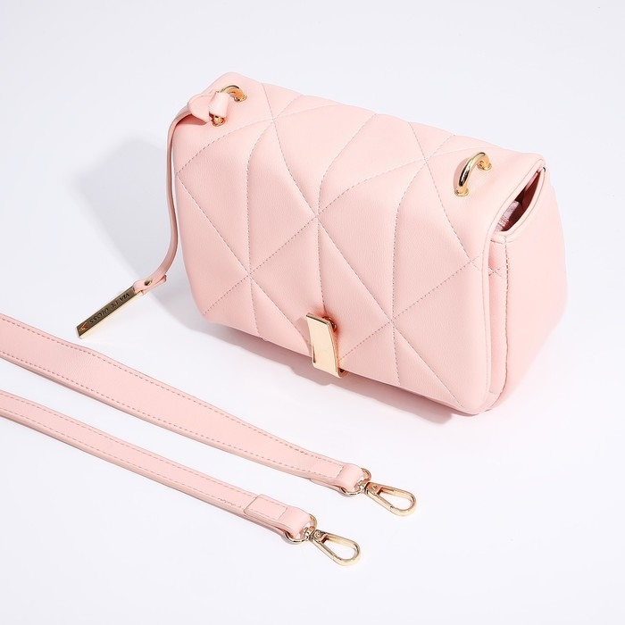 Сумка-мессенджер на магнитах, цвет розовый Сумка-мессенджер на магнитах, цвет розовый