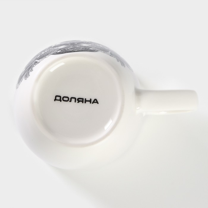 Кружка фарфоровая Доляна «Тигр», 350 мл