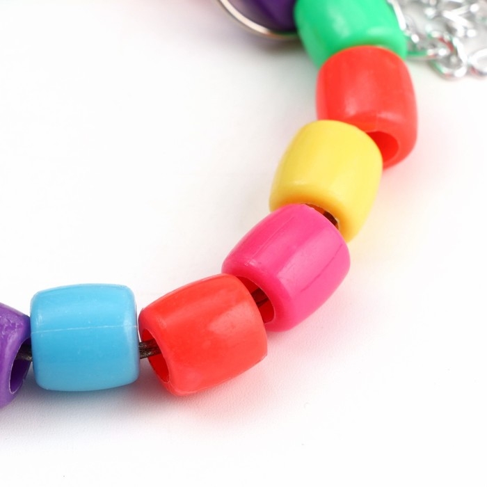 Игрушка для птиц Игрушка для птиц "Кольцо из бусин" с колокольчиком, 8 х 20 см