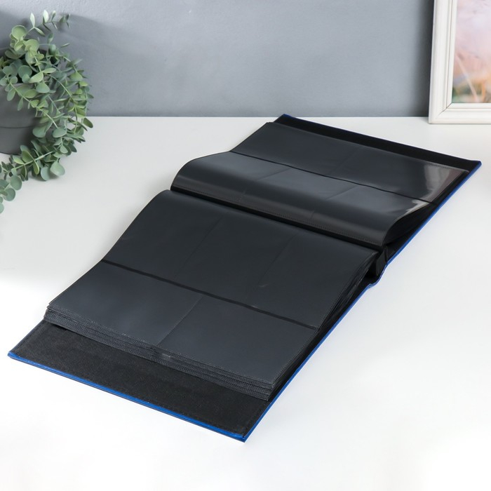 Фотоальбом на 600 фото 10х15 Фотоальбом на 600 фото 10х15 "Гладкость" кожзам, тёмно-синий