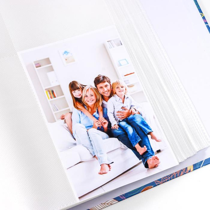 Фотоальбом на 400 фото 9х13 Фотоальбом на 400 фото 9х13 "Разноцветные листья и рыбки"