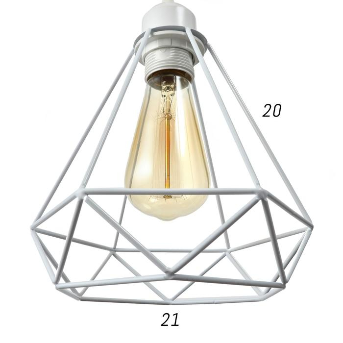 Светильник BayerLux  Светильник BayerLux "Адри" 1х60Вт E27 белый 16х16х100 см.