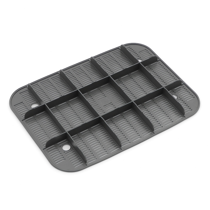 Туалет  Туалет "Сима Люкс" с сеткой и бортом 30 х 39 х 19 см, серый