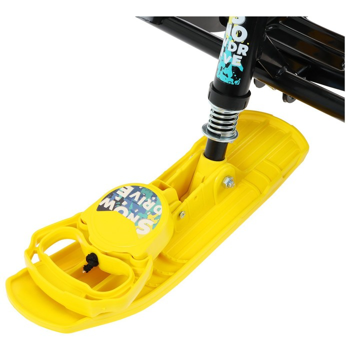 Снегокат «Ника-джамп Зимний спорт», СНД 1, цвет чёрный/жёлтый Снегокат «Ника-джамп Зимний спорт», СНД 1, цвет чёрный/жёлтый