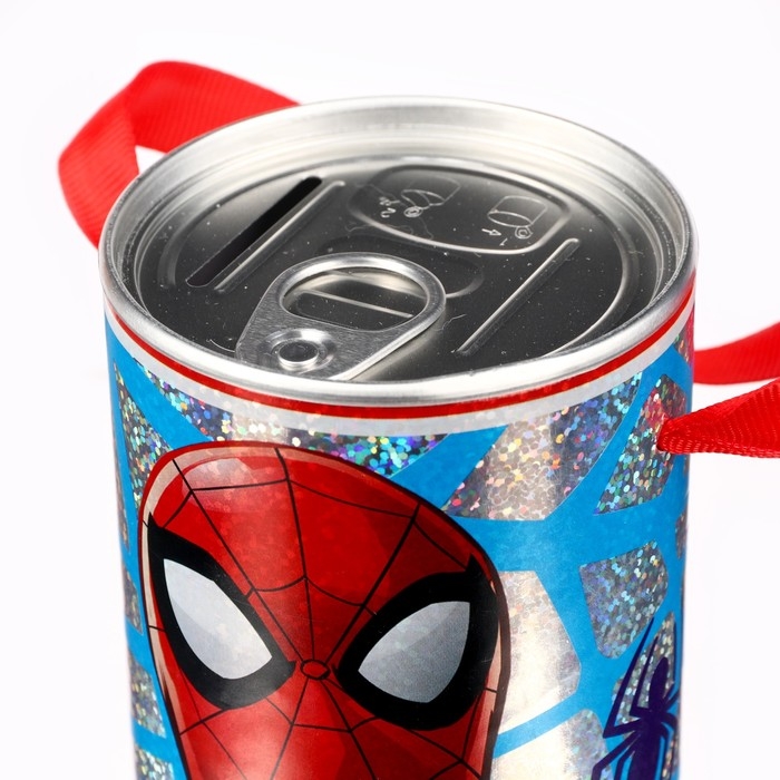 Копилка с голографией, 7,8 см х 7,8 см х 12 см Копилка с голографией, 7,8 см х 7,8 см х 12 см "Спайдер-мен", Человек-паук