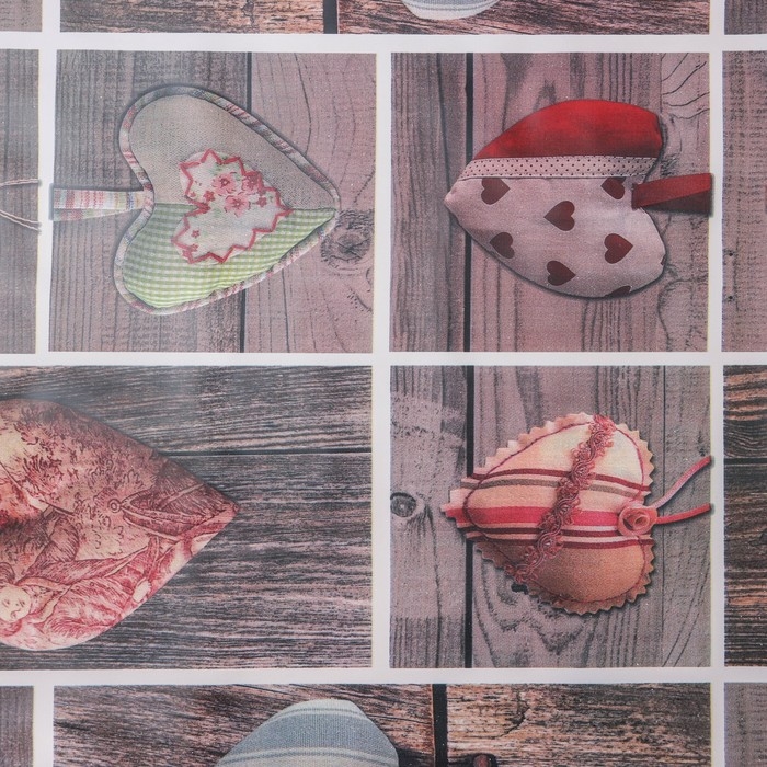 Клеёнка на стол на тканевой основе Доляна «Сердца», рулон 20 метров, ширина 137 см, общая толщина 0,22 мм Клеёнка на стол на тканевой основе Доляна «Сердца», рулон 20 метров, ширина 137 см, общая толщина 0,22 мм