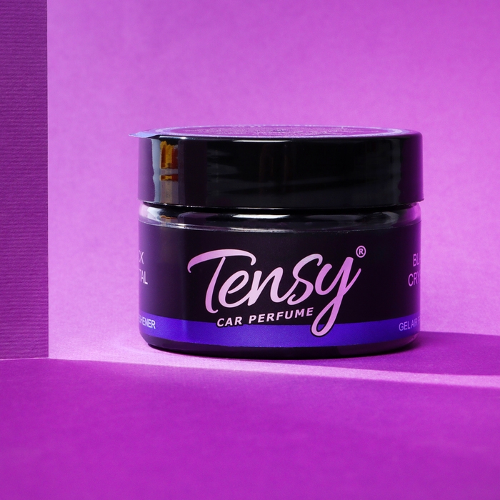 Ароматизатор в машину Tensy, баночка в подстаканник, чёрный лед, TZ-01 Ароматизатор в машину Tensy, баночка в подстаканник, чёрный лед, TZ-01