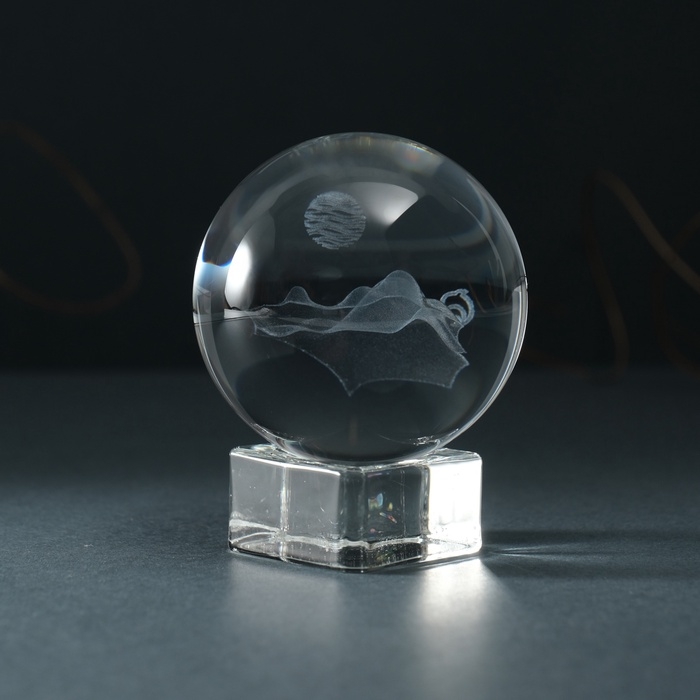 Сувенир стекло шар  Сувенир стекло шар "Горы" d=6 см