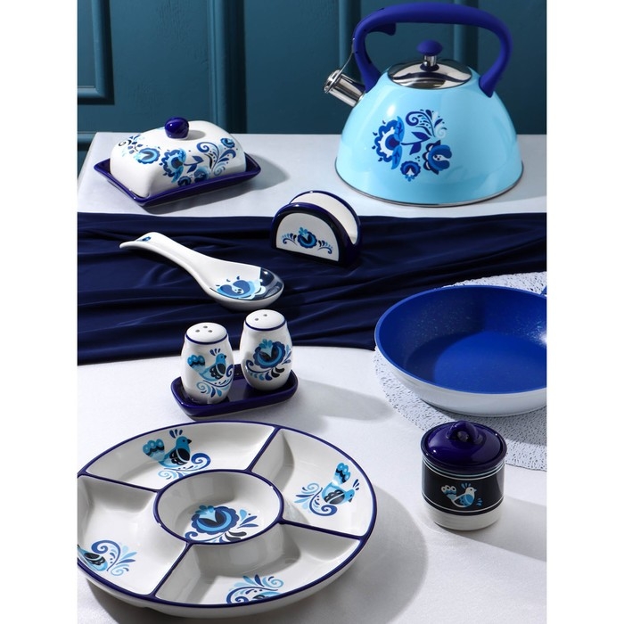 Сахарница Доляна «Свиристель», 150 мл, d=7 см Сахарница Доляна «Свиристель», 150 мл, d=7 см