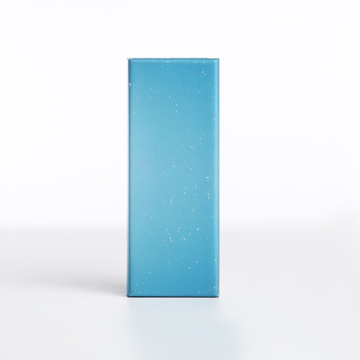 Футляр для очков на хлопушке, длина 15 см, цвет голубой Футляр для очков на хлопушке, длина 15 см, цвет голубой