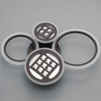 Люстра с ПДУ 1158/4CF LED 116Вт 3000-6000К диммер кофе 63х45х12 см BayerLux