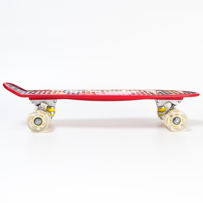 Пенниборд Gravity Falls 56 х 16 см, колёса световые PU 60х45 мм, ABEC 7, цвет бордовый Пенниборд Gravity Falls 56 х 16 см, колёса световые PU 60х45 мм, ABEC 7, цвет бордовый