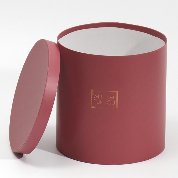 Набор круглых коробок 5 в 1, упаковка подарочная, «Пантон 06»,15 х 15 х 15 - 23 х 23 х 25 см