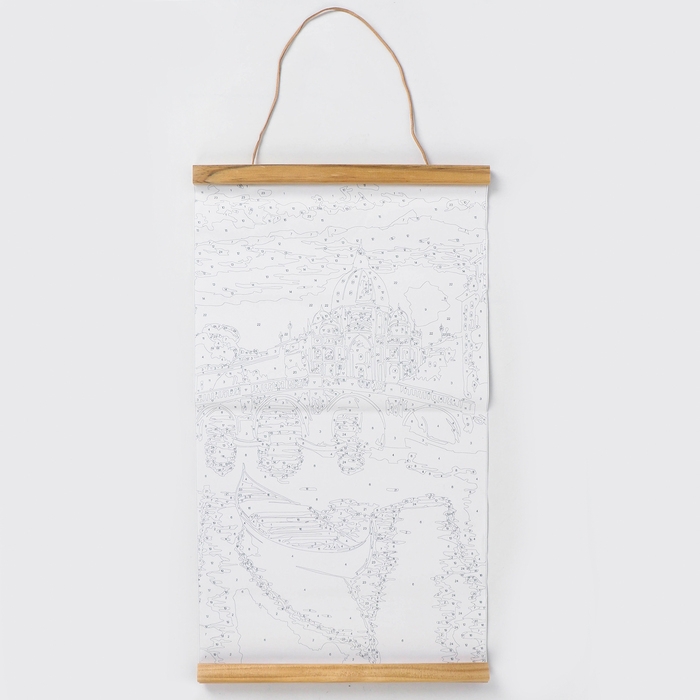 Картина по номерам панно &laquo;Гондола&raquo;, 30 х 50 см