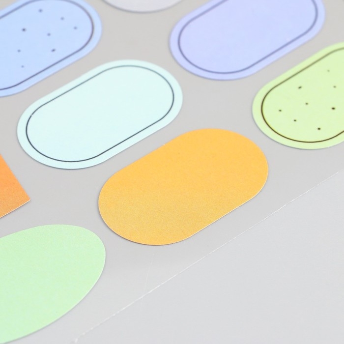 Наклейка пластик золотое тиснение Наклейка пластик золотое тиснение "Для записей" МИКС 10,5х23 см