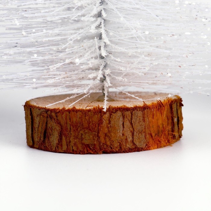 Новогодний декор «Ёлка в белом цвете с блёстками» 8 × 8 × 20 см Новогодний декор «Ёлка в белом цвете с блёстками» 8 × 8 × 20 см