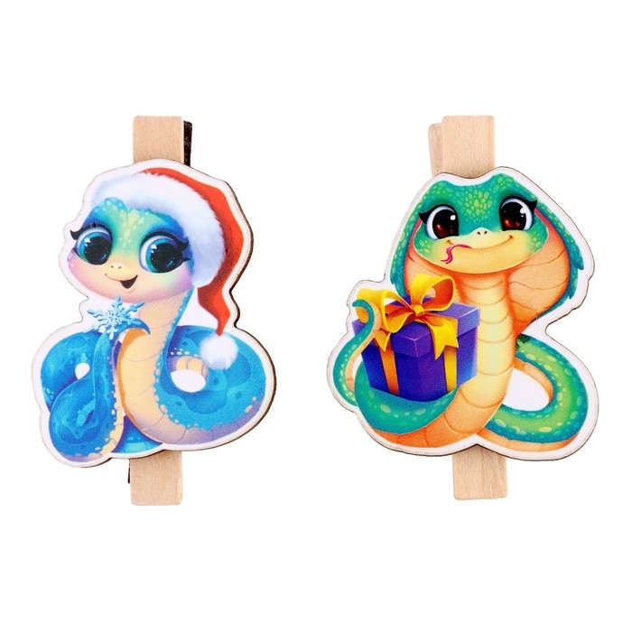 Новогодний магниты-прищепки «Новый год: Волшебного нового года голография», 7 х 12,7 х 1,5 см Новогодний магниты-прищепки «Новый год: Волшебного нового года голография», 7 х 12,7 х 1,5 см