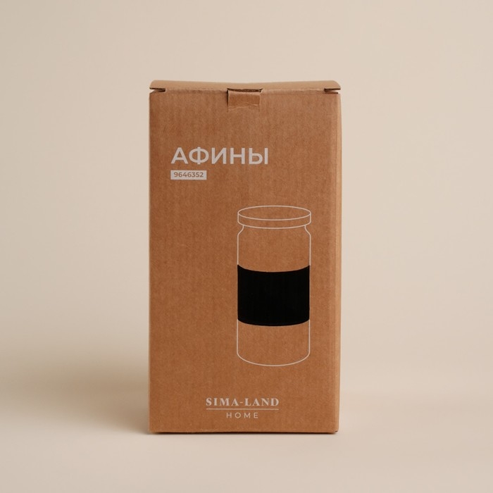 Банка стеклянная для хранения сыпучих продуктов SL Home «Афины», 2 л, 11×20,5 см, с деревянной крышкой Банка стеклянная для хранения сыпучих продуктов SL Home «Афины», 2 л, 11×20,5 см, с деревянной крышкой