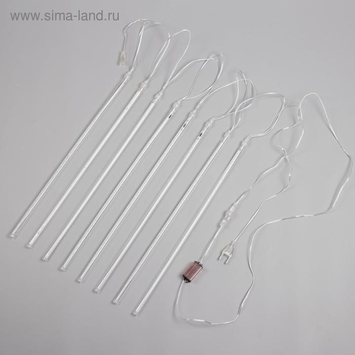 Гирлянда «Сосульки» 2.5 × 0.5 м, IP65, прозрачная нить, 288 LED, свечение синее с эффектом стекания, 12 В Гирлянда «Сосульки» 2.5 × 0.5 м, IP65, прозрачная нить, 288 LED, свечение синее с эффектом стекания, 12 В