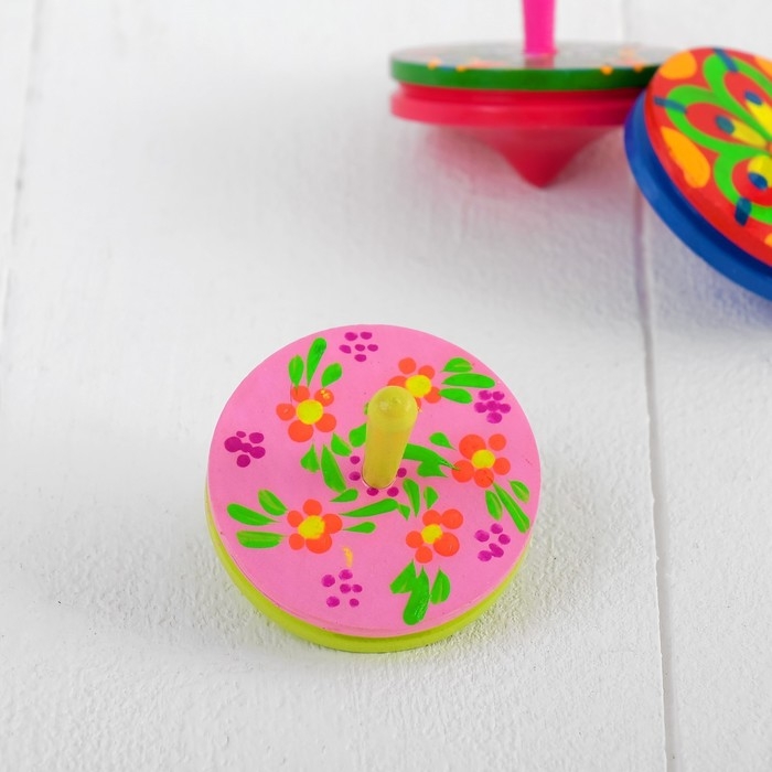 Волчок двойной большой Волчок двойной большой "Расписной", МИКС