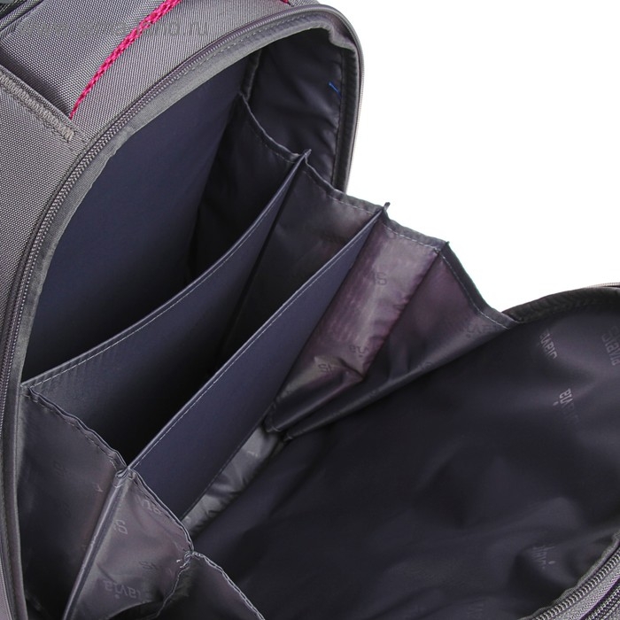 Рюкзак каркасный школьный 36 х 28 х 16 см, эргономичная спинка, Stavia Рюкзак каркасный школьный 36 х 28 х 16 см, эргономичная спинка, Stavia "Мишка", серый