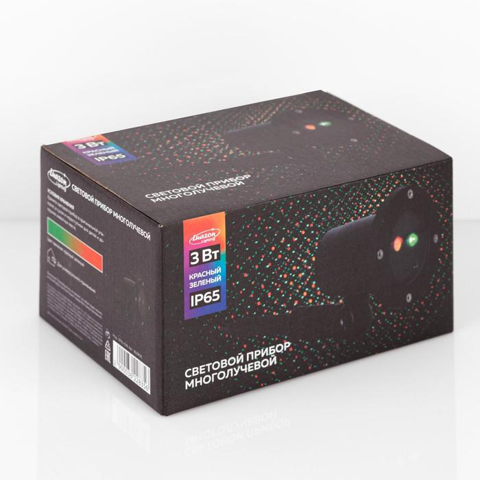Световой прибор «Точки», IP65, пульт ДУ, свечение красное/зелёное, 12 В Световой прибор «Точки», IP65, пульт ДУ, свечение красное/зелёное, 12 В