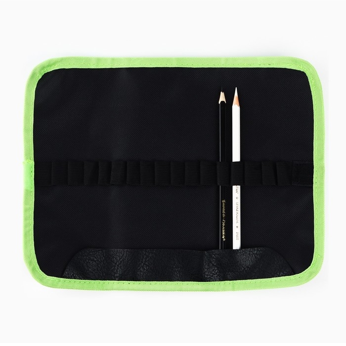 Пенал для кистей и карандашей текстиль, 16 предметов «Рисунок» Пенал для кистей и карандашей текстиль, 16 предметов «Рисунок»