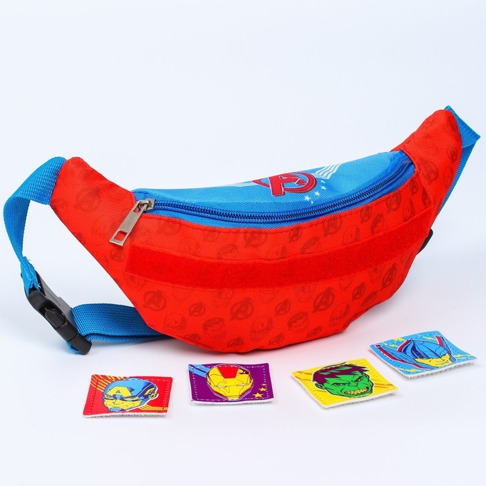 Сумка поясная детская, 25х6х13 см, Мстители Сумка поясная детская, 25х6х13 см, Мстители