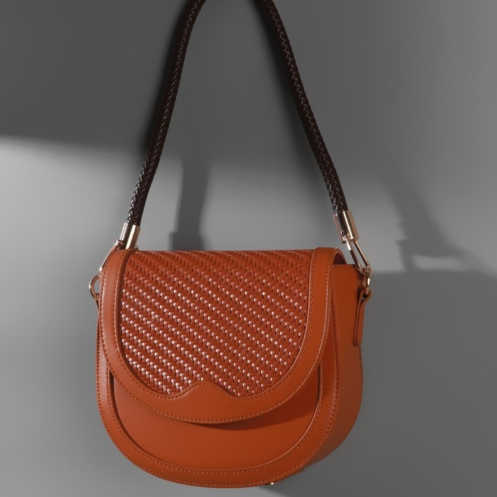 Ручка для сумки, 55 см, цвет коричневый Ручка для сумки, 55 см, цвет коричневый