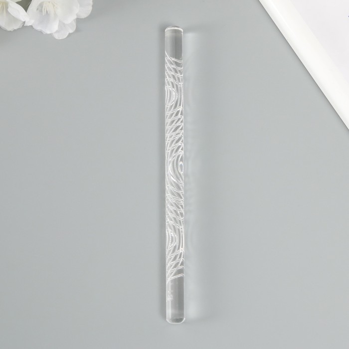 Скалка для творчества акрил  Скалка для творчества акрил "Павлиний глаз" 16х1 см