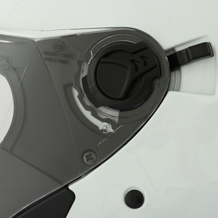 Шлем открытый с двумя визорами, размер L (59-60), модель - BLD-708E, белый глянцевый Шлем открытый с двумя визорами, размер L (59-60), модель - BLD-708E, белый глянцевый