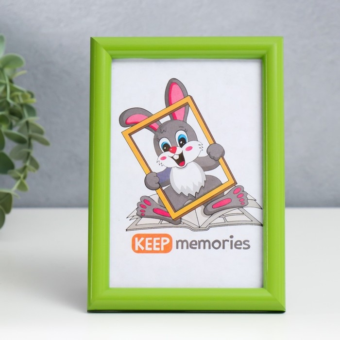 Фоторамка пластик 10х15 см салатовый (130) Фоторамка пластик 10х15 см салатовый (130)