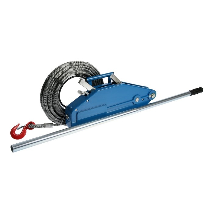 Лебёдка рычажная тросовая МТМ ТУНДРА, трос d = 11 мм, 20 м, подъём 1.6 т, нагрузка до 2 т Лебёдка рычажная тросовая МТМ ТУНДРА, трос d = 11 мм, 20 м, подъём 1.6 т, нагрузка до 2 т