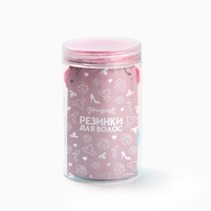 Набор резинок для волос, 6 шт, 2.5 см, Принцессы Набор резинок для волос, 6 шт, 2.5 см, Принцессы