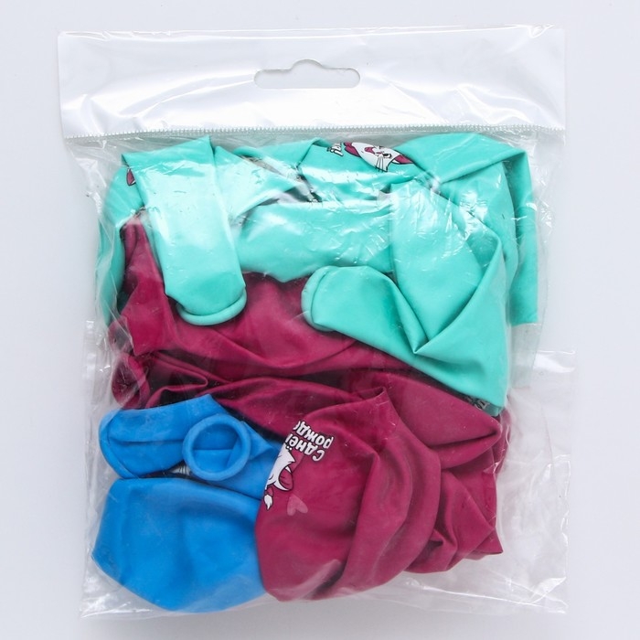 Шар воздушный Шар воздушный "С Днем рождения!", 12 дюйм, латексный, 25 штук, Коты аристократы