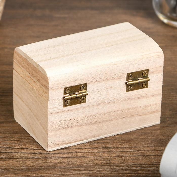 Шкатулка дерево для росписи прямоугольник Шкатулка дерево для росписи прямоугольник "Орех" 9х5х6 см