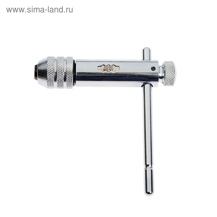 Вороток-трещотка для метчиков ТУНДРА, Т-образный, хромированный, М5 - М12 Вороток-трещотка для метчиков ТУНДРА, Т-образный, хромированный, М5 - М12