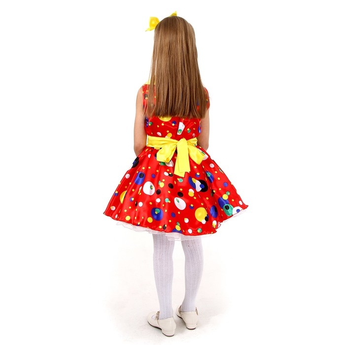 Карнавальный костюм «Стиляги 1», платье красное в горох, повязка, р. 36, рост 140 см Карнавальный костюм «Стиляги 1», платье красное в горох, повязка, р. 36, рост 140 см